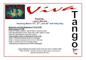 Lesleys lessons in March flyer website version